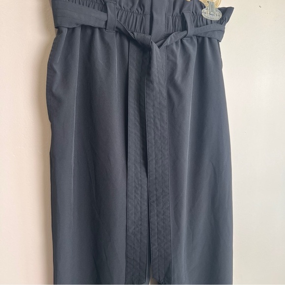 32 Degrees Cool Black Lightweight Pants Elastic Waist Belt Pockets Size XS EUC - Picture 1 of 6